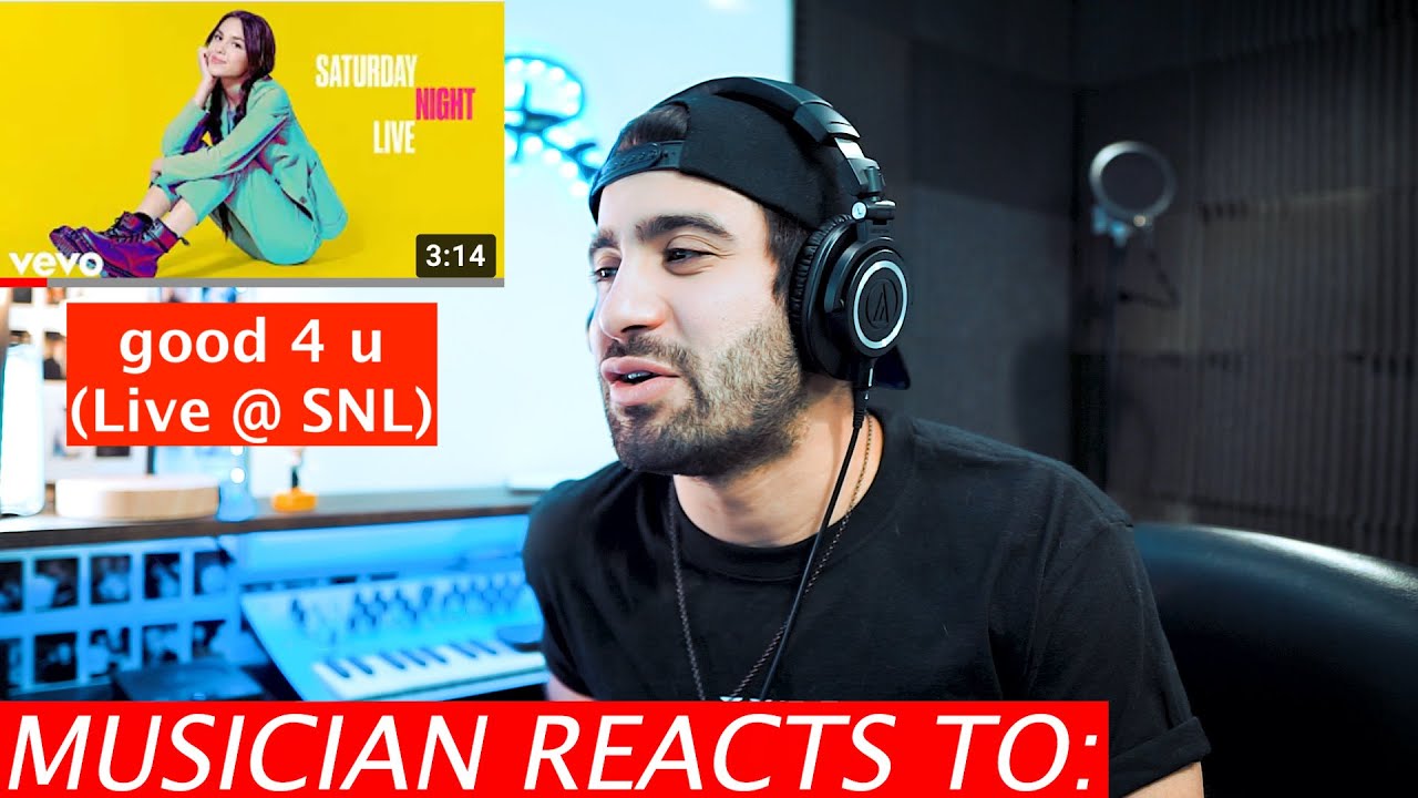 Musician Reacts To Olivia Rodrigo | good 4 u (SNL)
