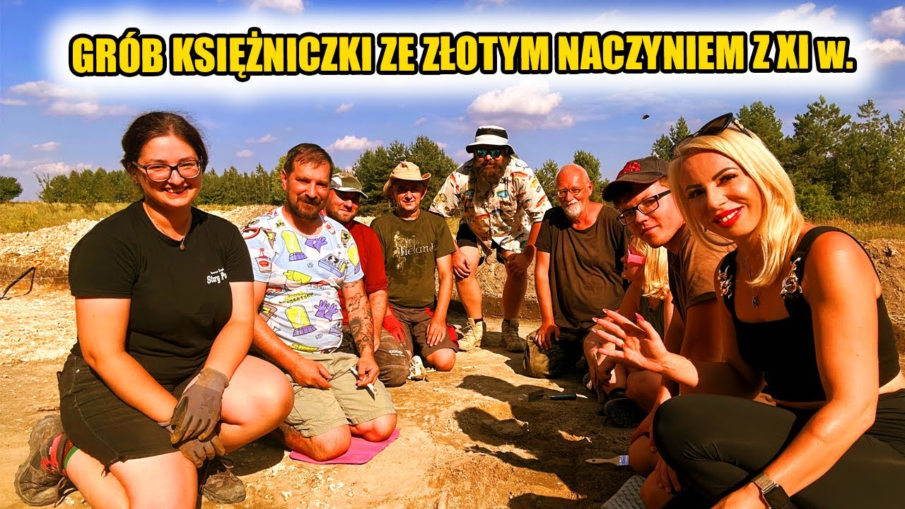 BOGATO WYPOSAŻONE GROBY Z XI/ XII WIEKU. LELÓW