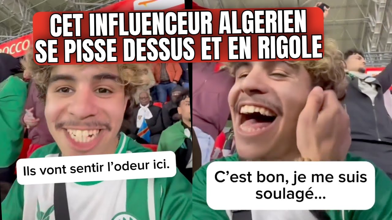 Ce que cet influenceur  a fait au match Algérie-Congo vous mettra en colère