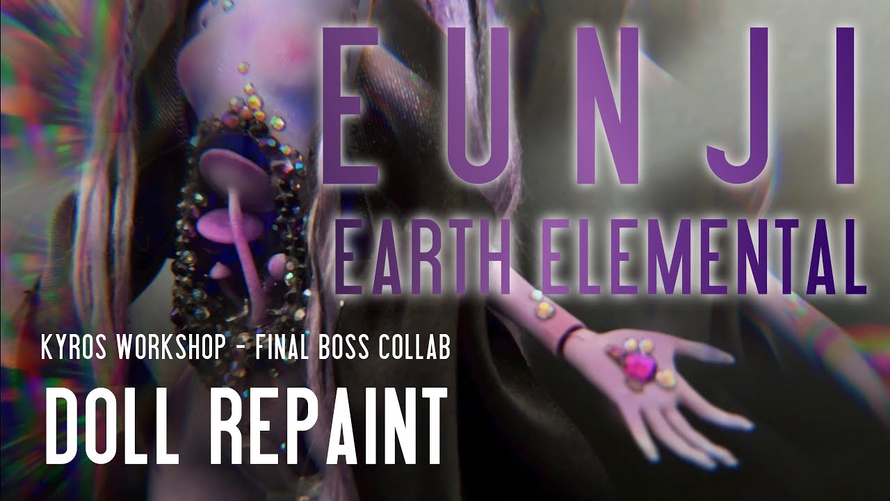 Earth Elemental | Kyros Workshop Final Boss Collab | Monster High Doll Repaint Custom Resin OOAK