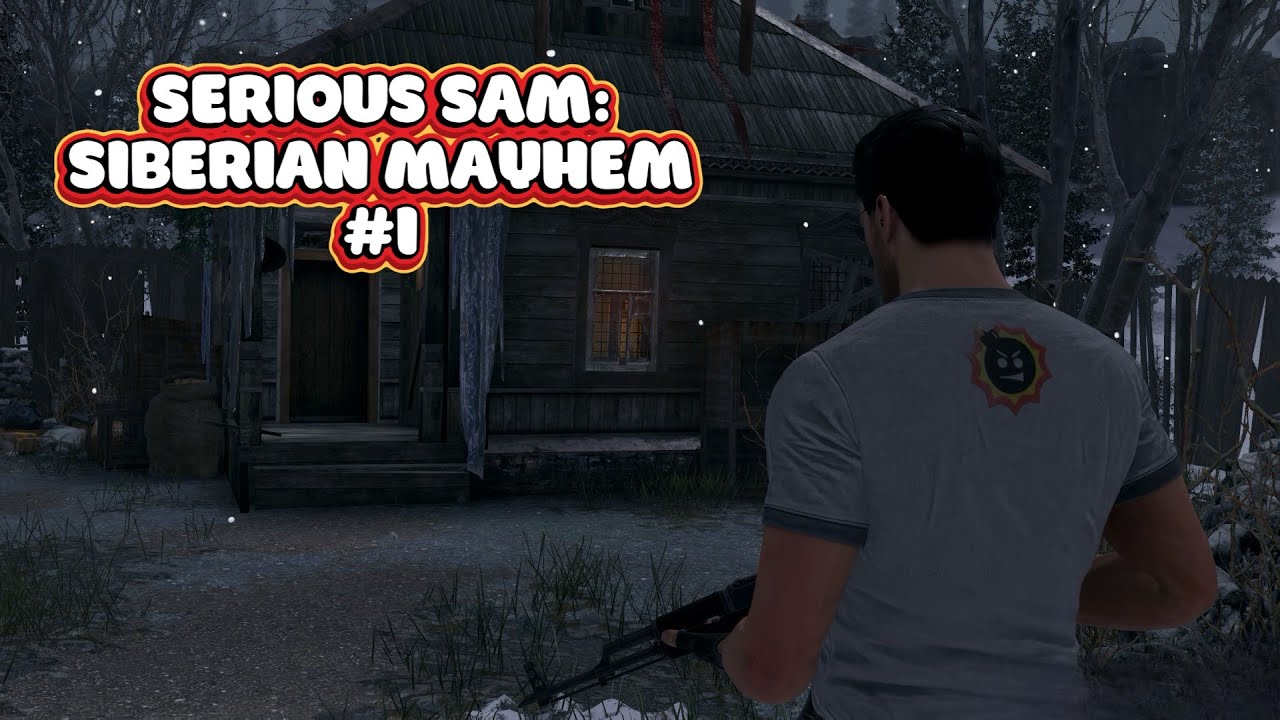 Психи, дроны, лютая зима! Прохожу в коопе Serious Sam: Siberian Mayhem #1