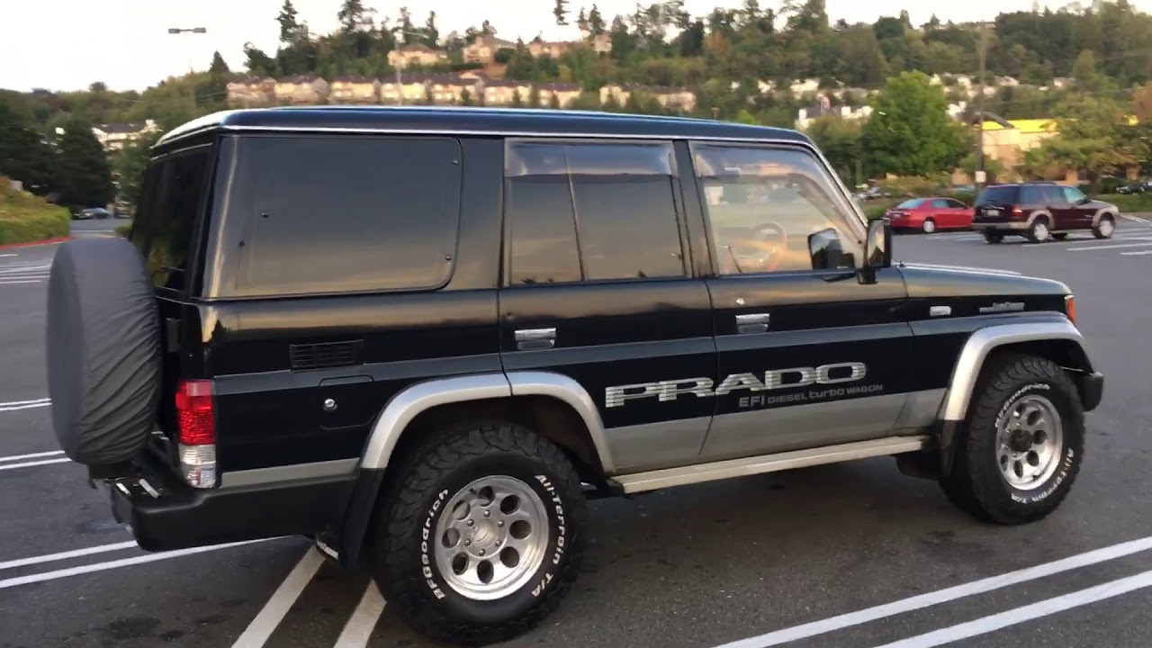 SOLD: Toyota Landcruiser Prado LJ78 , EX limited, 1992 turbo diesel RHd JDM