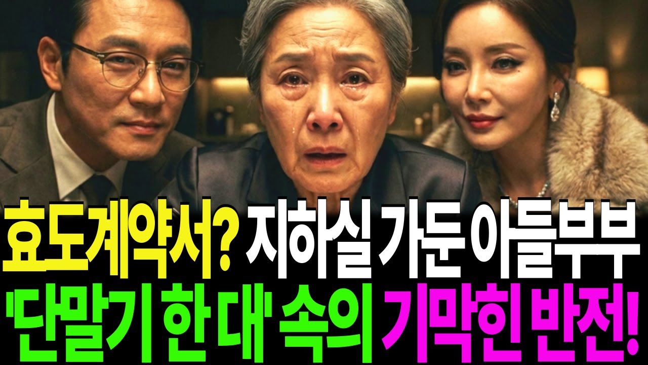 효도계약서로 노모 모시겠다는 아들내외, 집안의 '비밀의 방'에서 무슨 일이