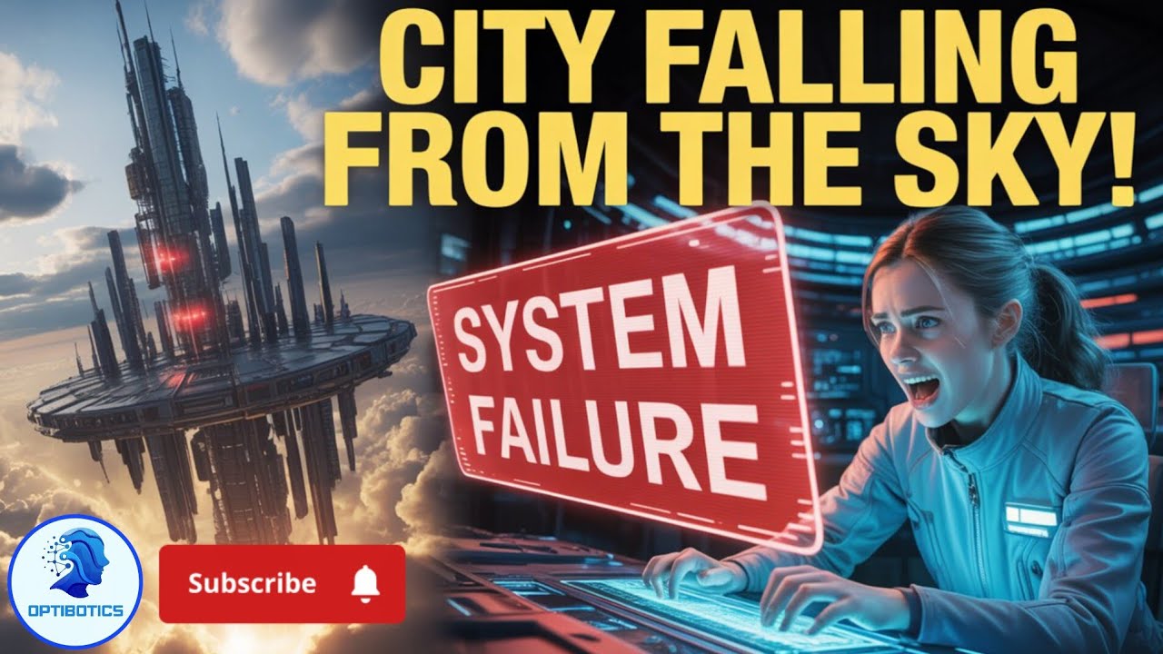 The Day a Floating City Almost Fell | Futuristic Sci-Fi Story Above the Clouds