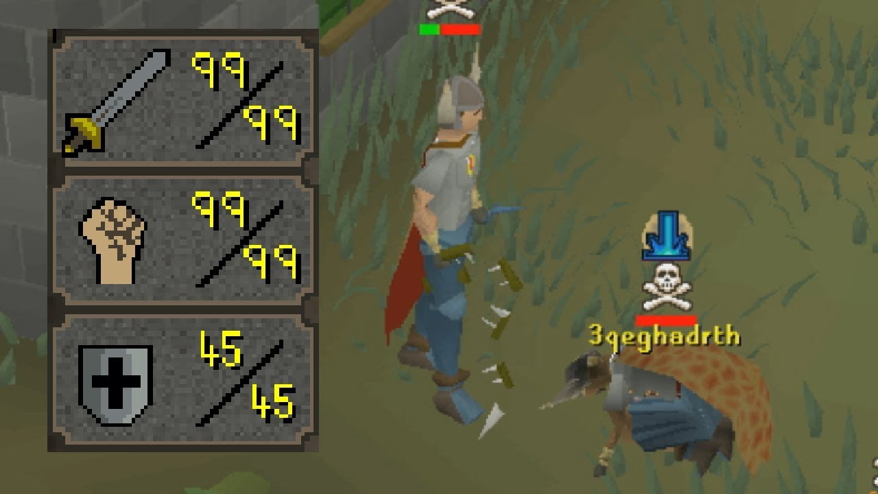 The Zerker with 99 Attack and Strength