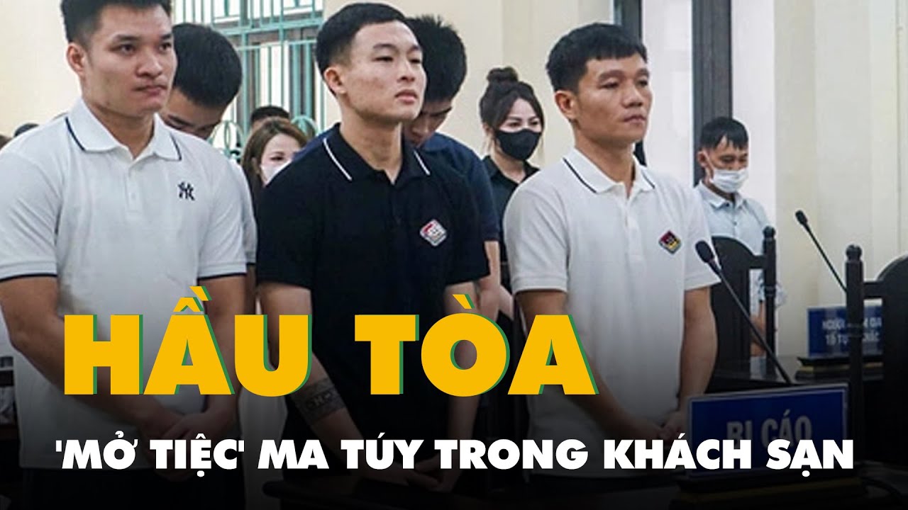 'Mở tiệc' ma túy trong khách sạn, 5 cầu thủ Hồng Lĩnh Hà Tĩnh hầu tòa