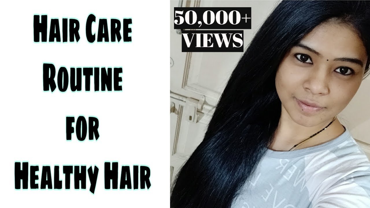 Hair Care Routine for Healthy Hair in தமிழ் | How to apply oil | DIY Hair Spray for Dry hair