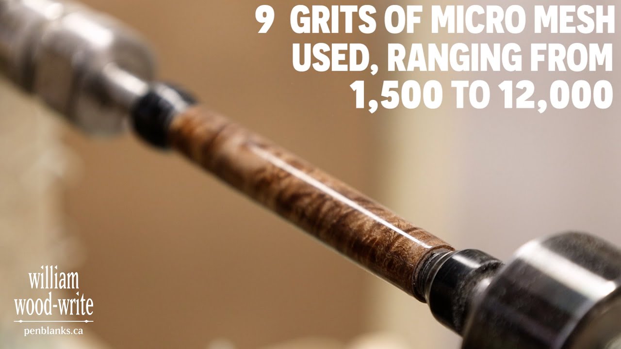 Buffing a CA finish up to 12,000 grit micro mesh