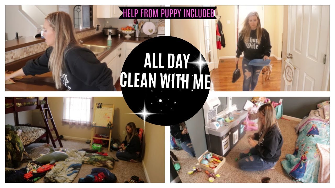 ALL DAY CLEAN WITH ME | SPEED CLEANING | CLEANING MUSIC