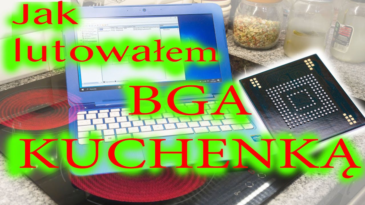 Preheater do lutowania BGA z taniej kuchenki