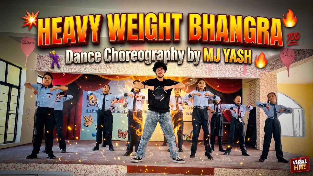 Heavyweight Bhangra 💪 | Power Packed Bhangra Dance Choreography | MJ Yash | MJ Dance Studio