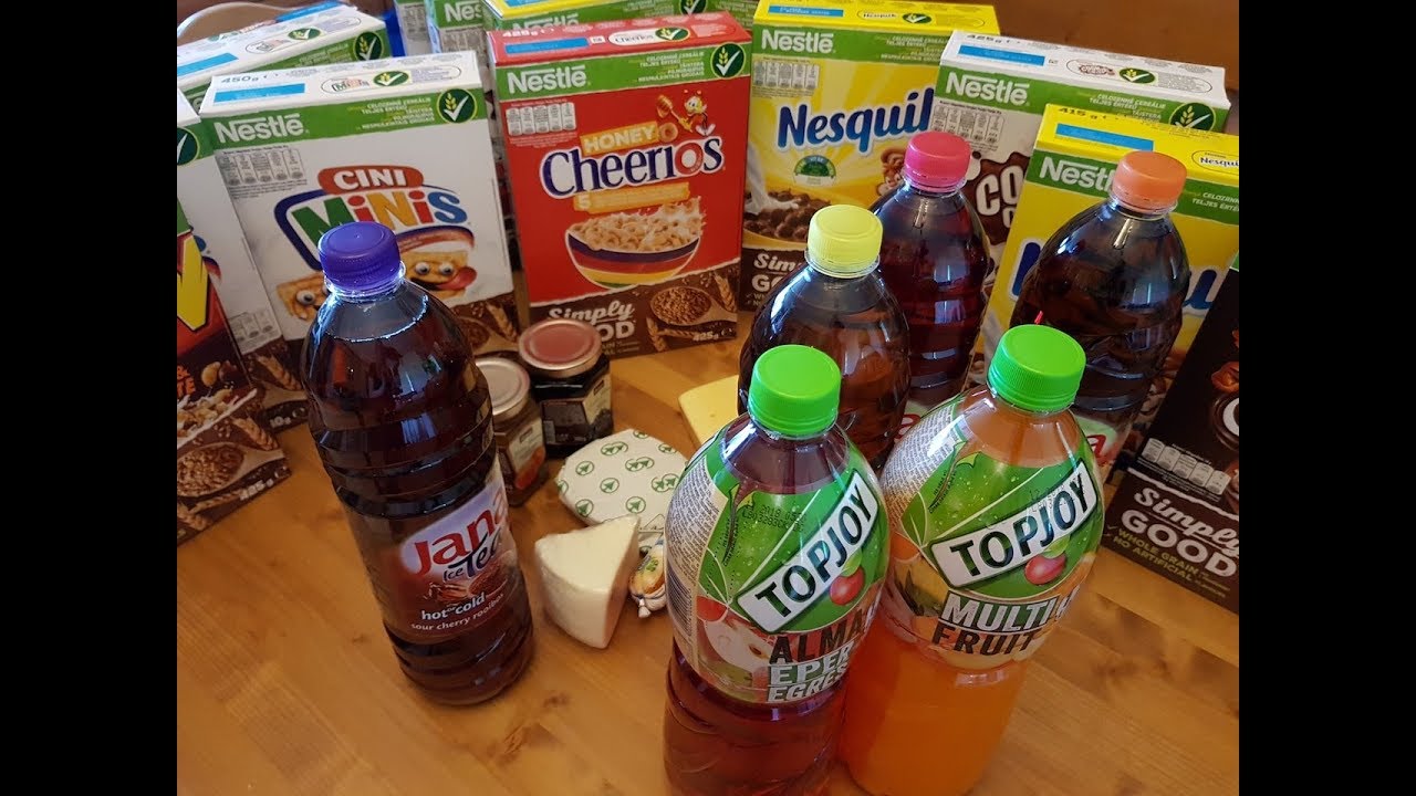 AUCHAN - SPAR - piac bevásárlás május