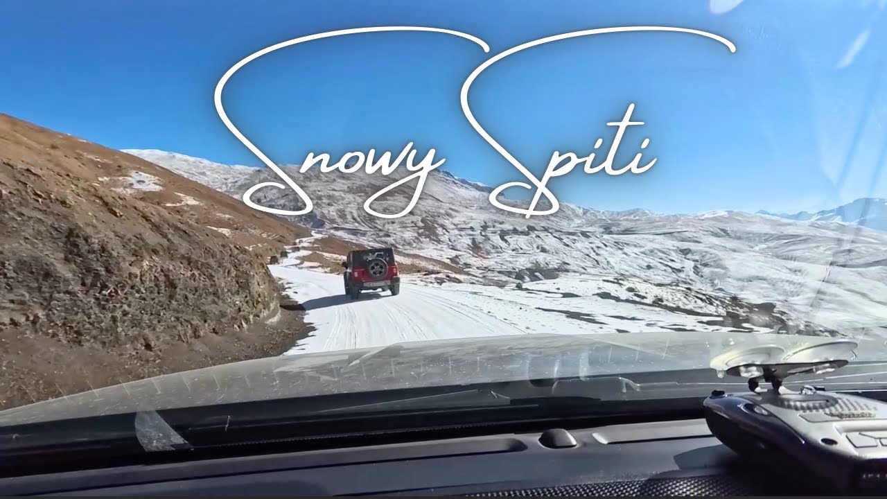 Another Scenic Snowy drive in Spiti Valley