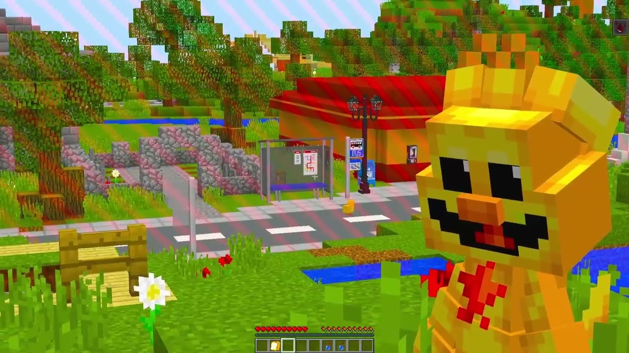 Gefangen Auf EINEM CHUNK mit SMILING CRITTERS XXL in Minecraft!