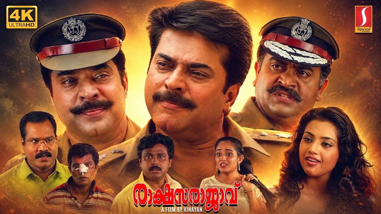 Rakshasa Rajavu Malayalam Full Movie Remastered 4K | Mammootty | Dileep | Meena | Kavya Madhavan