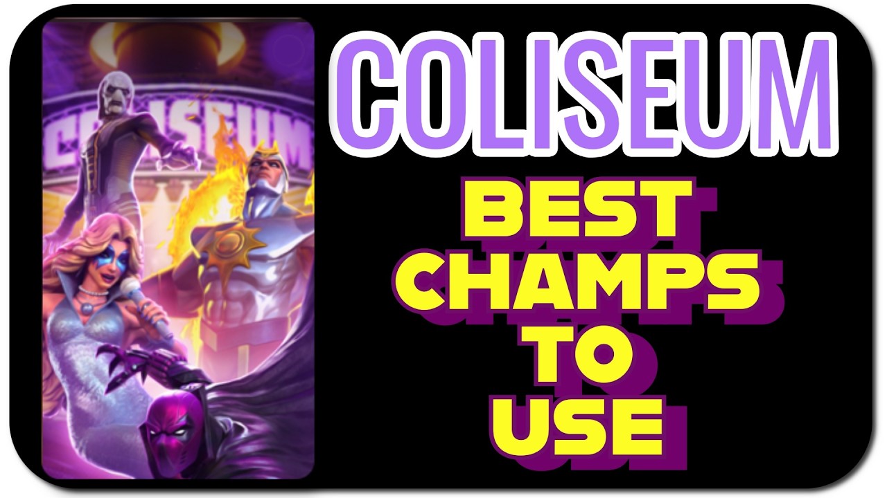 Best Champs for Coliseum Vox Captain America and Ebony Maw | Marvel Contest of Champions