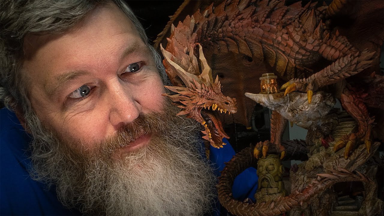 Dragon Quest:  Painting and Photographing a 3D Printed Dragon