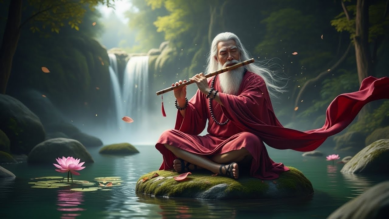 Tibetan Healing Flute Meditation – Cleanse the Mind – Stop Overthinking & Relax