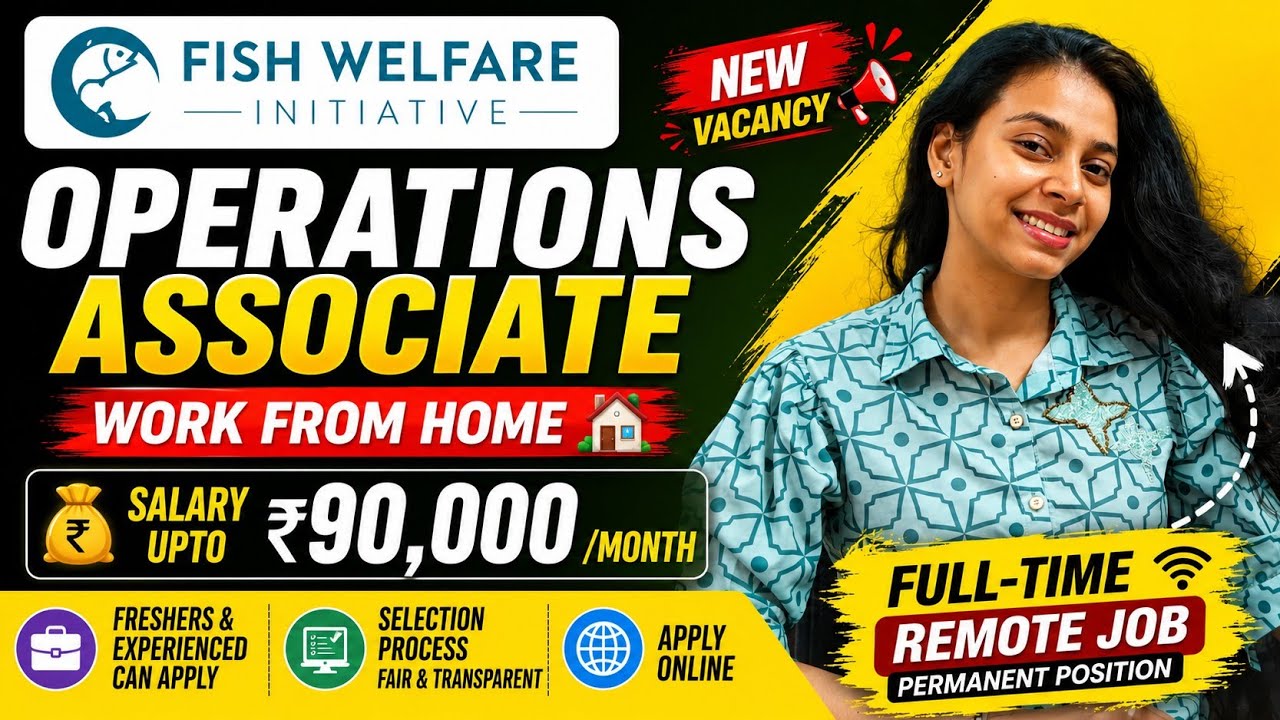 No Experience? Apply Now! 🚀 Permanent Remote Job 2026 | ₹90,000 Salary | Last Date 3 August