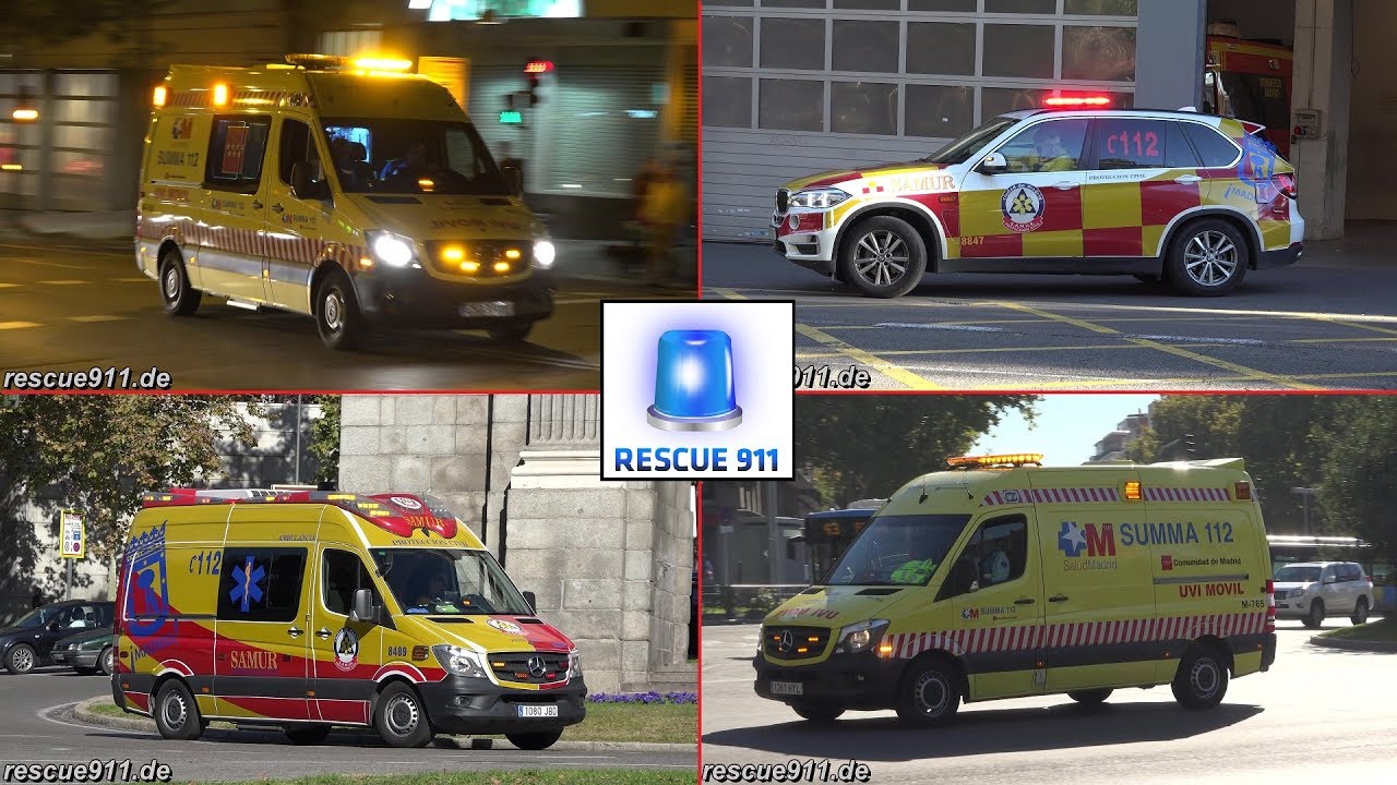 Madrid emergency medical services // Servicios de emergencias médicas Madrid