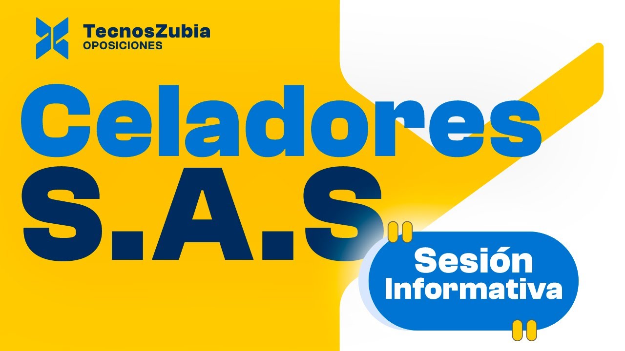 Oposiciones de Celadores del SAS 2024/2025 | Grabación de Sesión Informativa