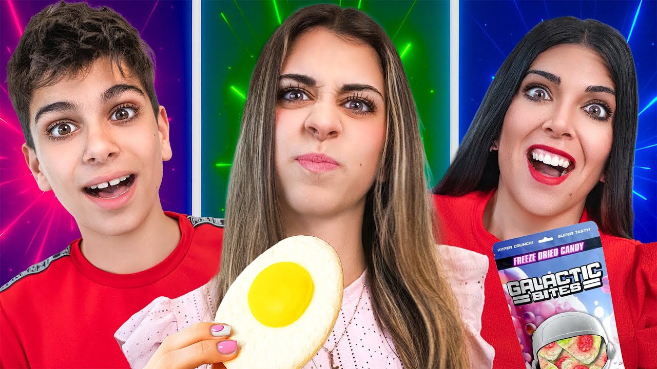 Comida de Astronauta vs Real vs Gominola