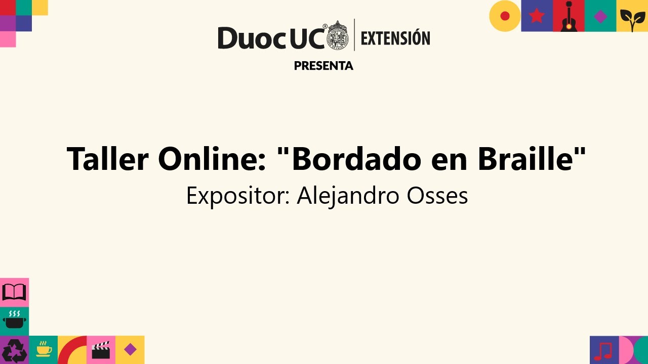 Taller Bordado en Braille