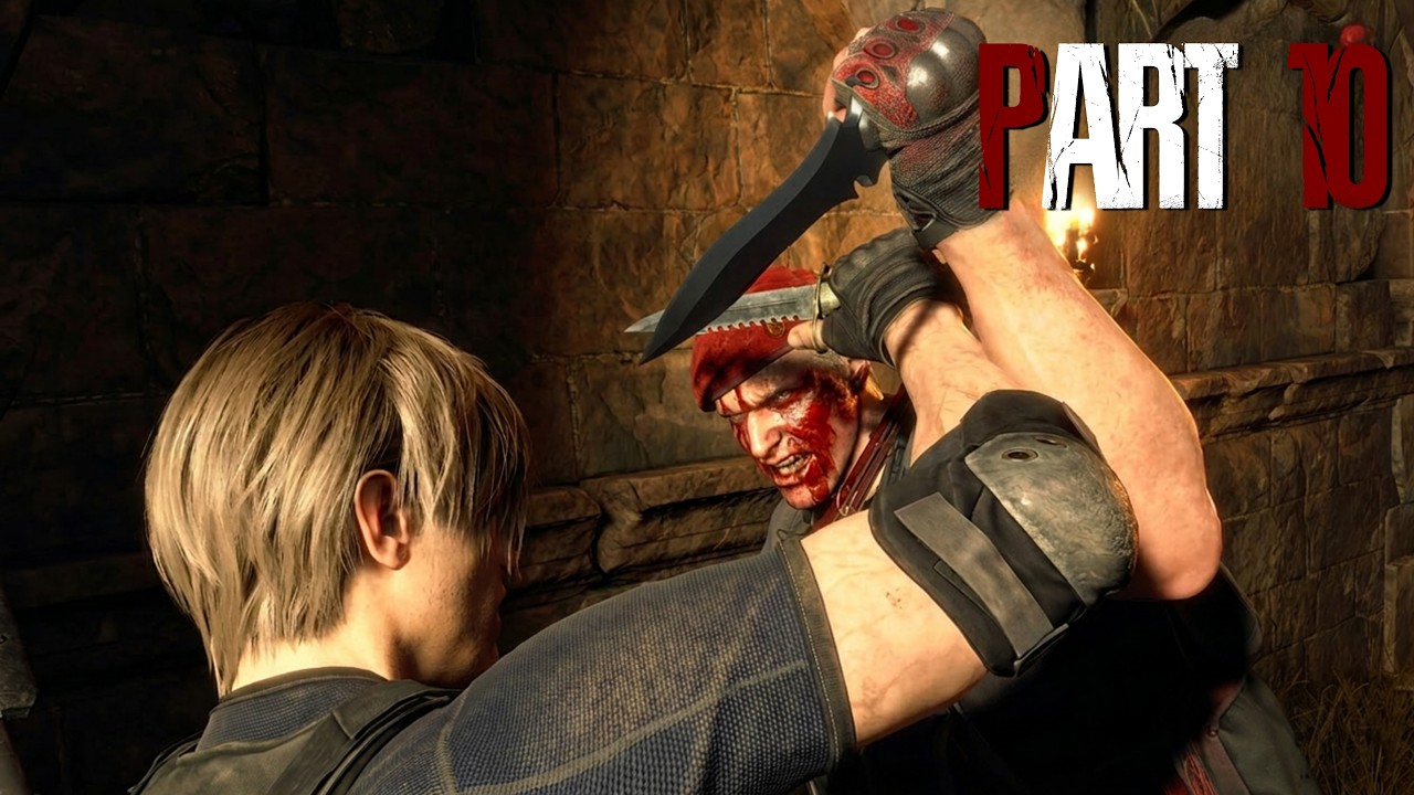 RE4 Remake - Part 10 | Ashley Wrecking Wall And Krauser Fight