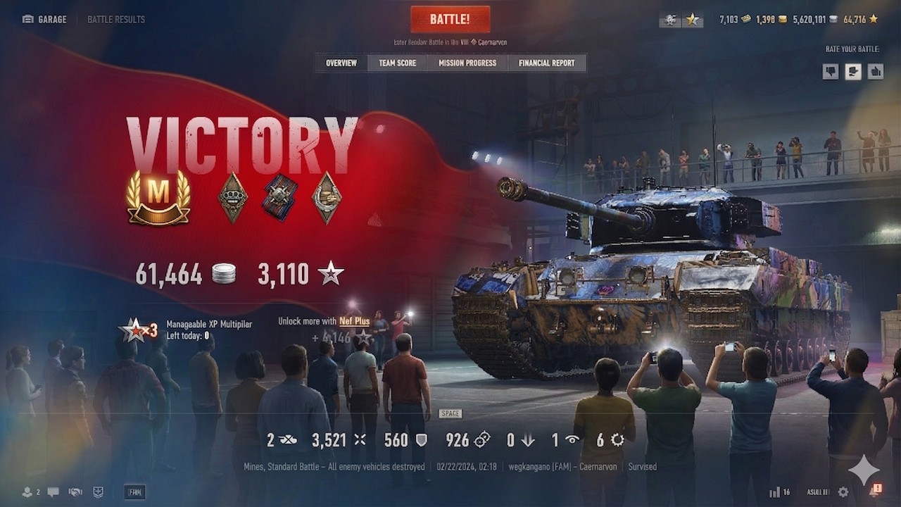 Caernarvon • 3.5K Dmg • Full Gameplay