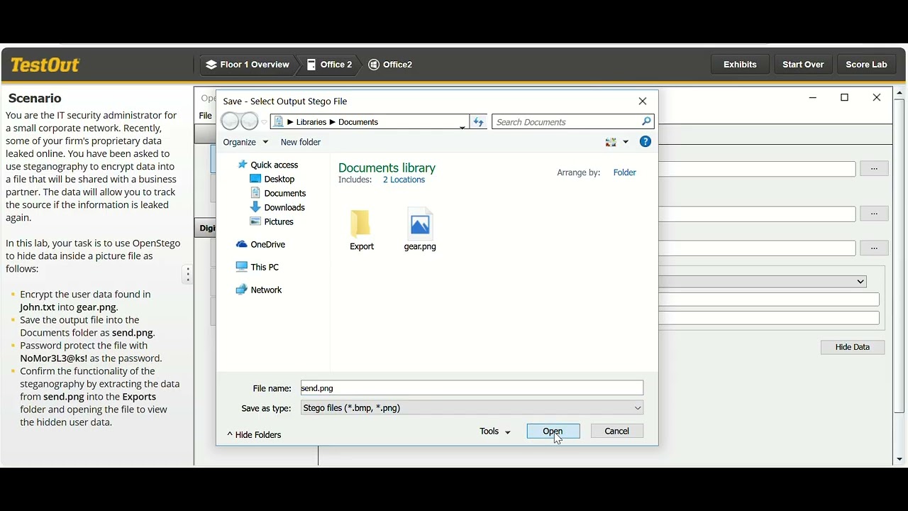 Hide Files with OpenStego