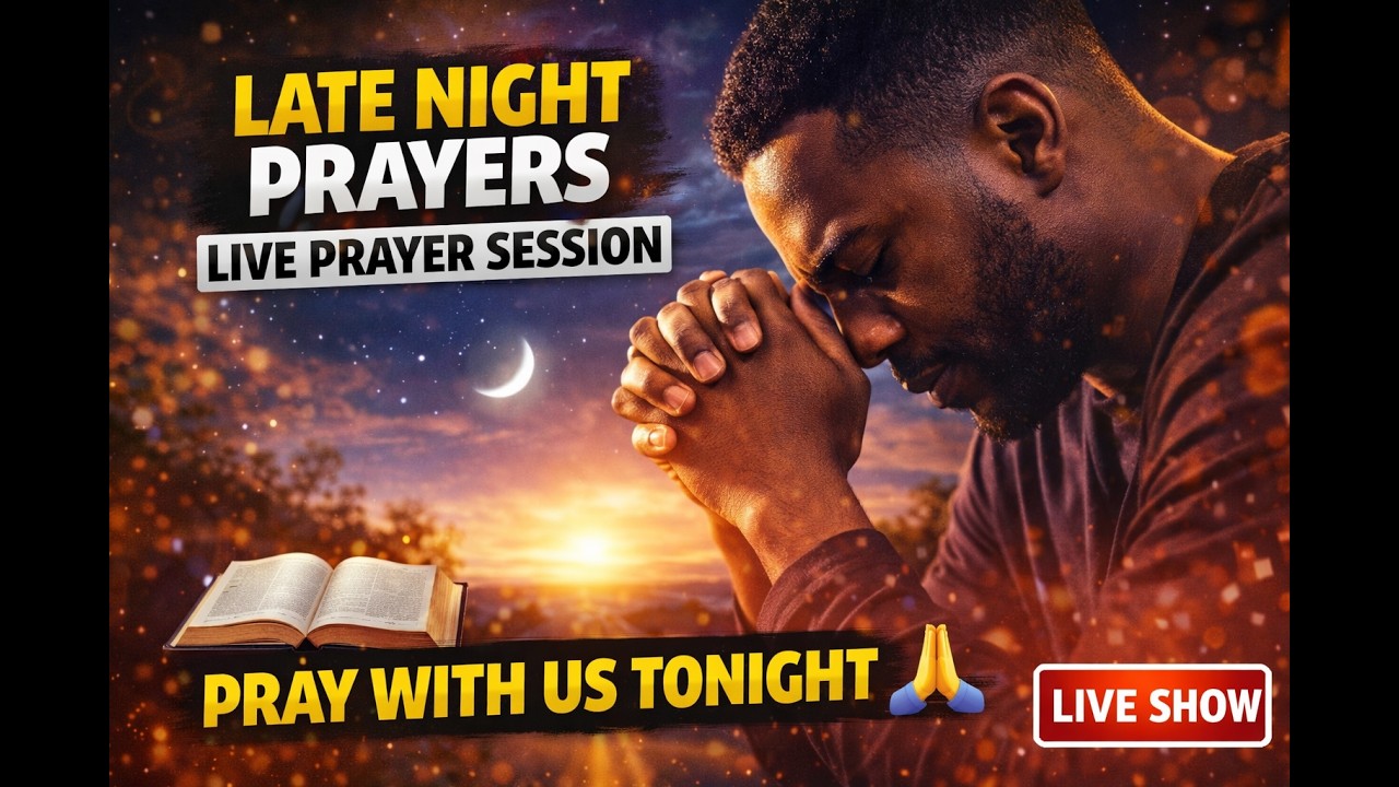 🙏 LATE NIGHT PRAYERS — LIVE PRAYER SESSION.