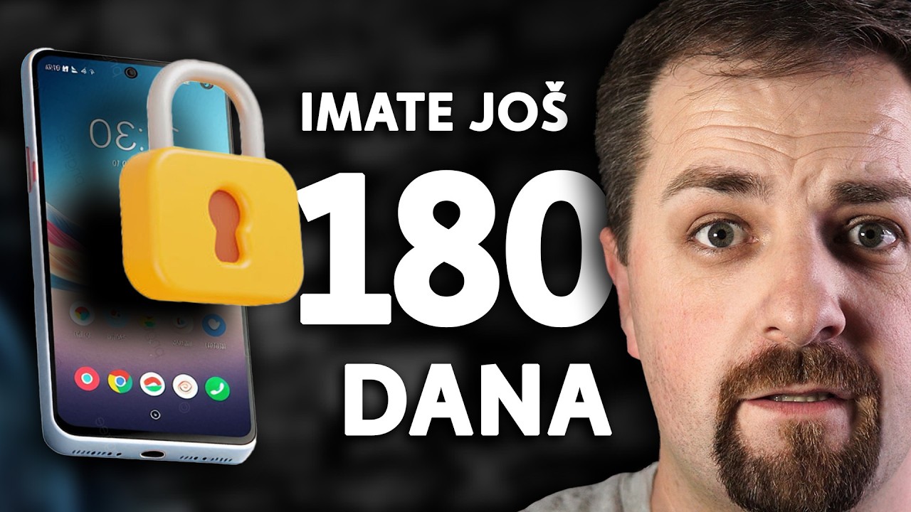 (NAŽALOST NIJE CLICKBAIT) VAŠ ANDROID TELEFON SE ZAKLJUČAVA ZA 180 DANA