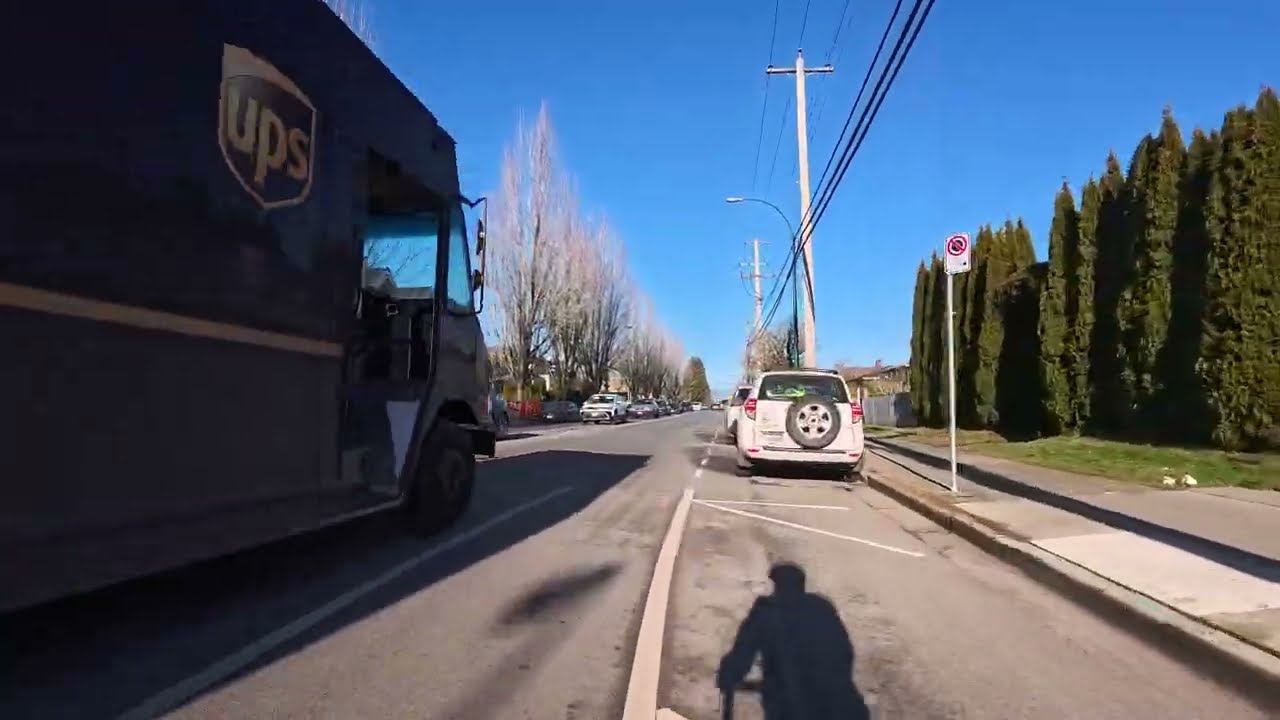 Winter bike ride in Vancouver BC pt 1