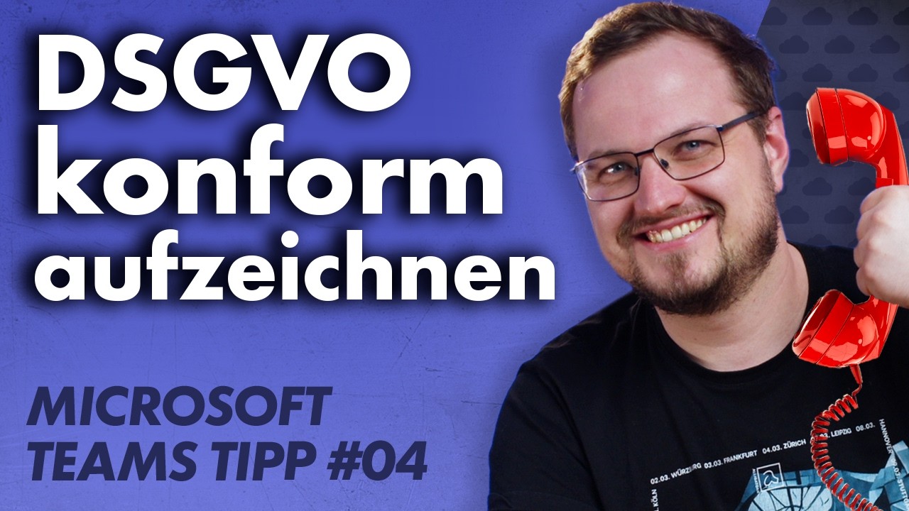 Aufzeichnungs- und Transkriptions-Hinweise in Teams anpassen – Teams Tipp 4