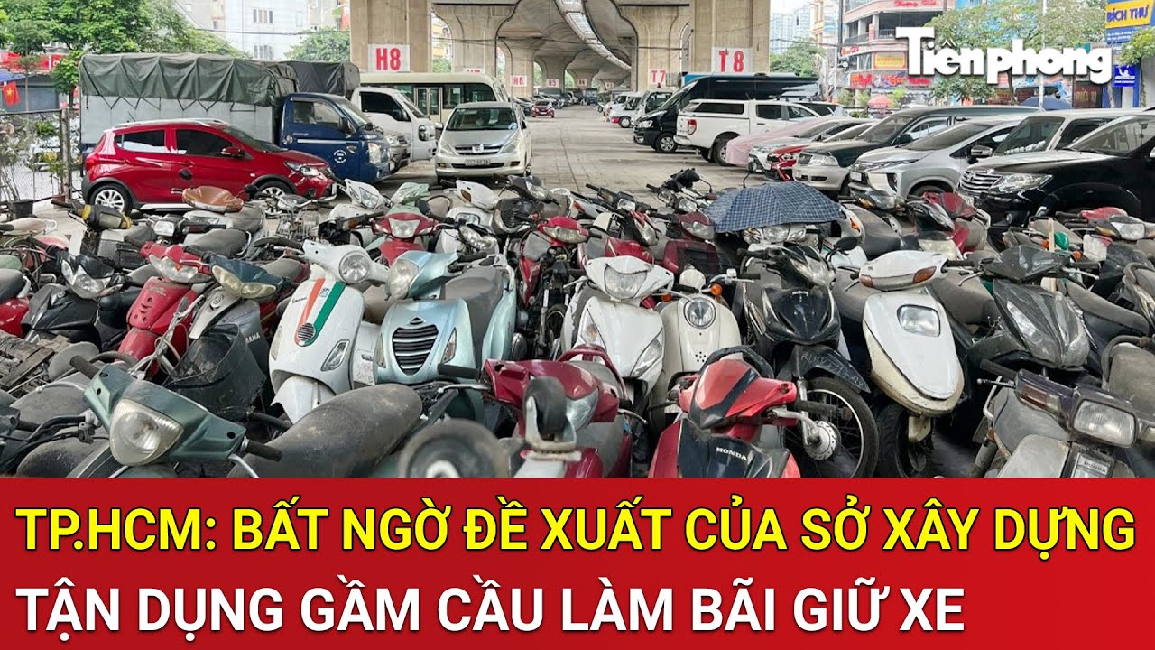 TP.HCM: Bất ngờ đề xuất của Sở Xây dựng, tận dụng gầm cầu làm bãi giữ xe