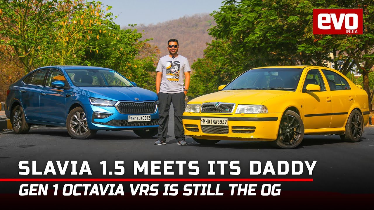 Skoda Slavia 1.5 vs Octavia vRS Gen 1 | RS for the masses | Comparison review | 2022 | evo India