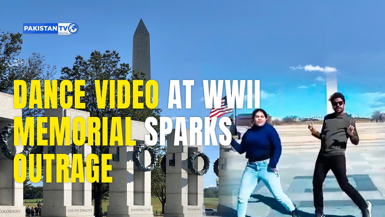 WWII memorial turned into a dance stage by Indian national sparks outrage