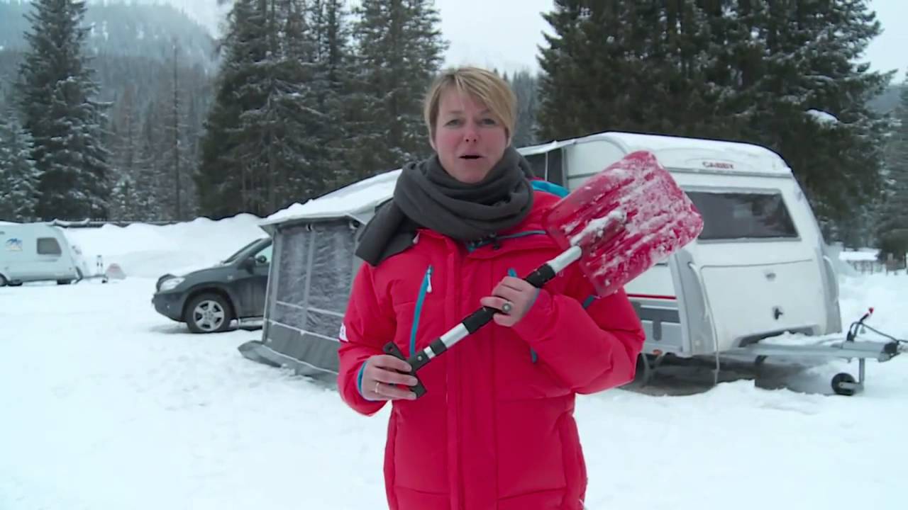 Vintercamping i Sexten, Italien med Anne-Vibeke Rejser - s&aring; let er det at s&aelig;tte vinterfortelt op