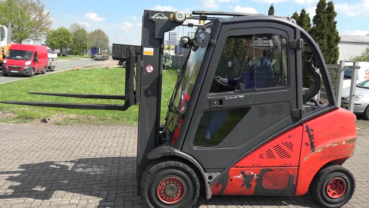 D3655 Linde H35D Diesel forklift from 2011