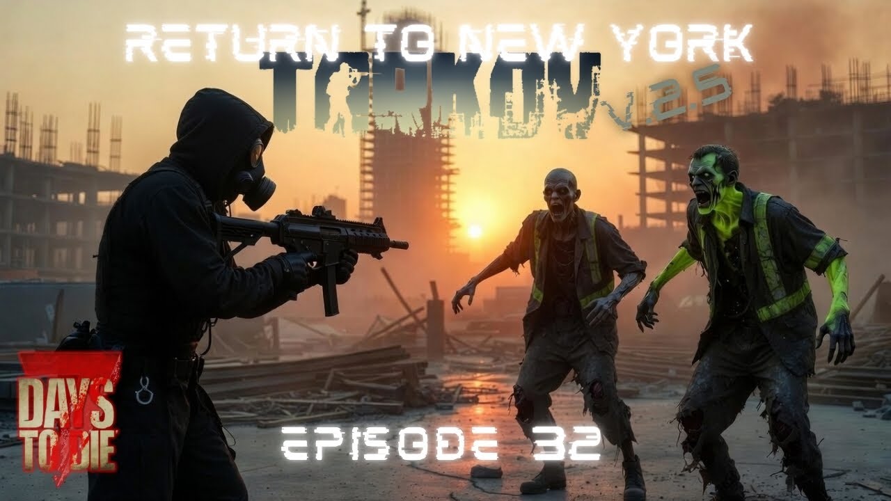 7 Days to Die – Return to New York E32 – Blutmond, Garage und Baustelle (Update 2.5)