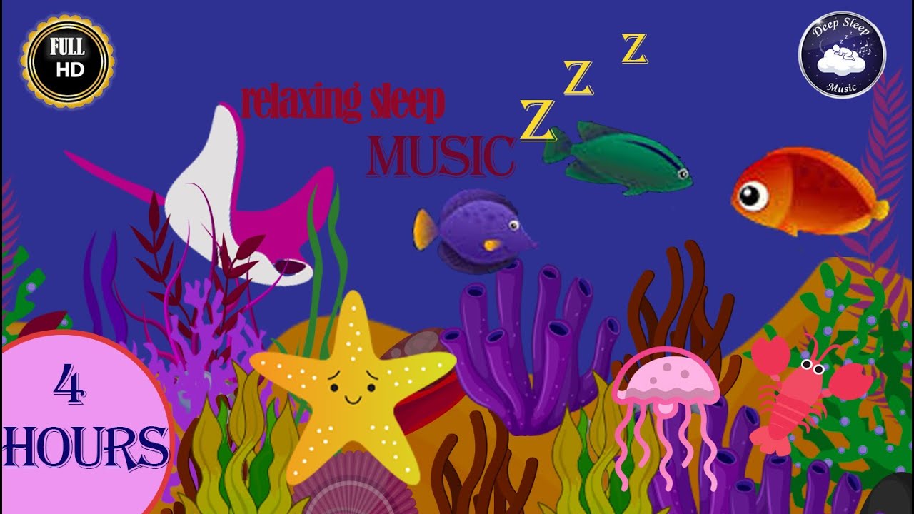 Sleep Like a Fish The Ultimate Lullaby for Babies 🐠✨ - Soothing Ocean Sounds || Deep Sleep  Music