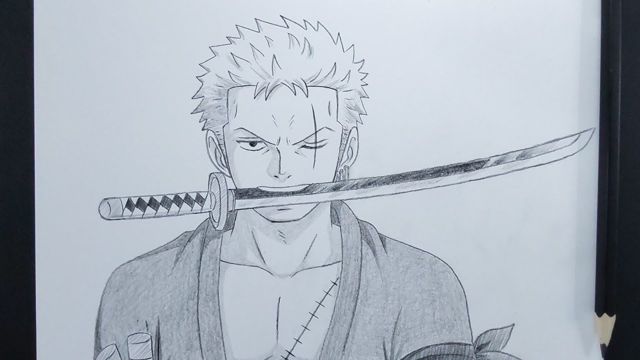 How To Draw Roronoa Zoro Step By Step || One Piece Art Drawing