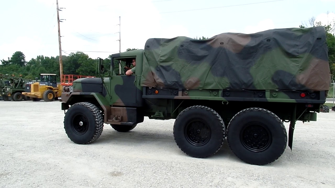 1996 M35A3 Military cargo truck super singles hard top NICE C&C Equipment