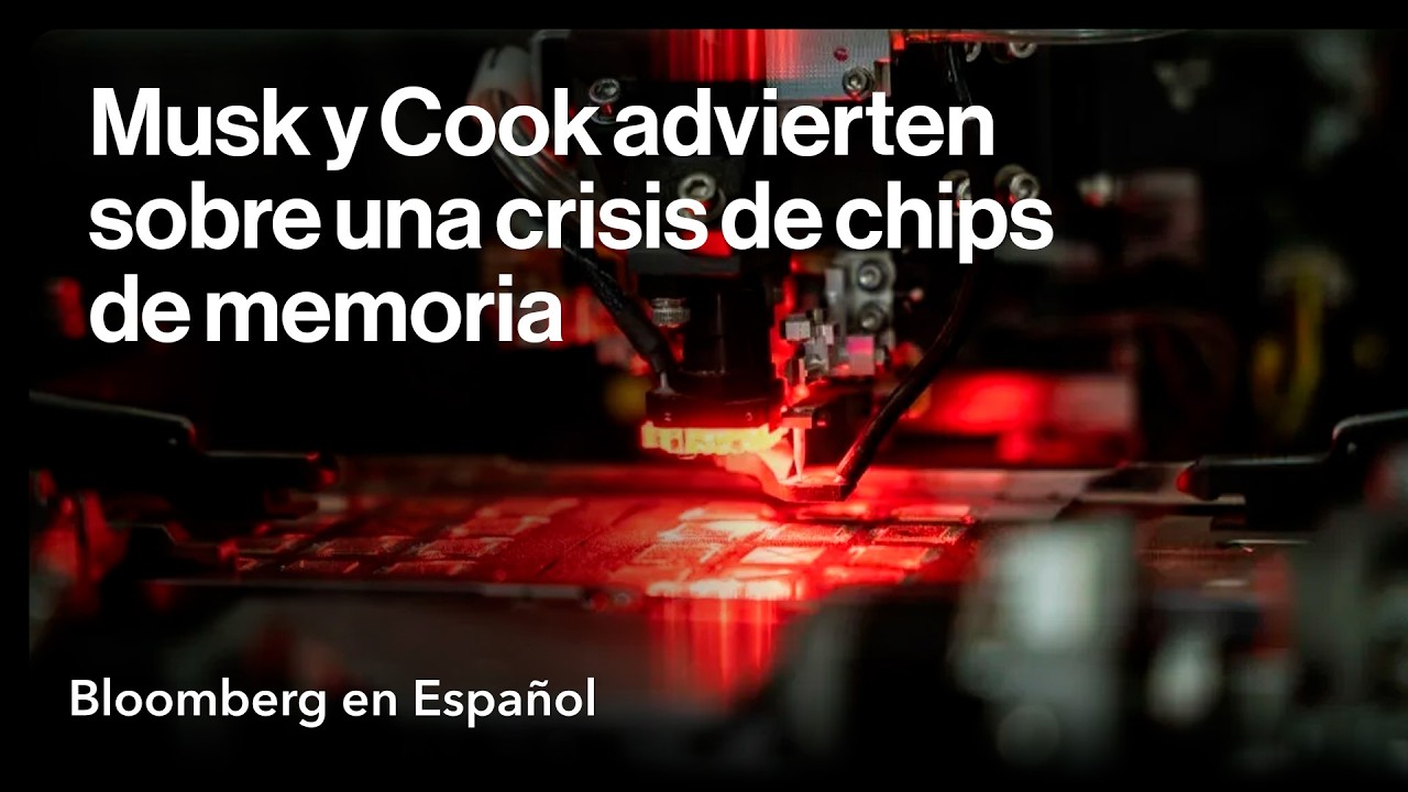 Musk y Cook advierten sobre una crisis de chips de memoria a medida que crece la demanda por la IA