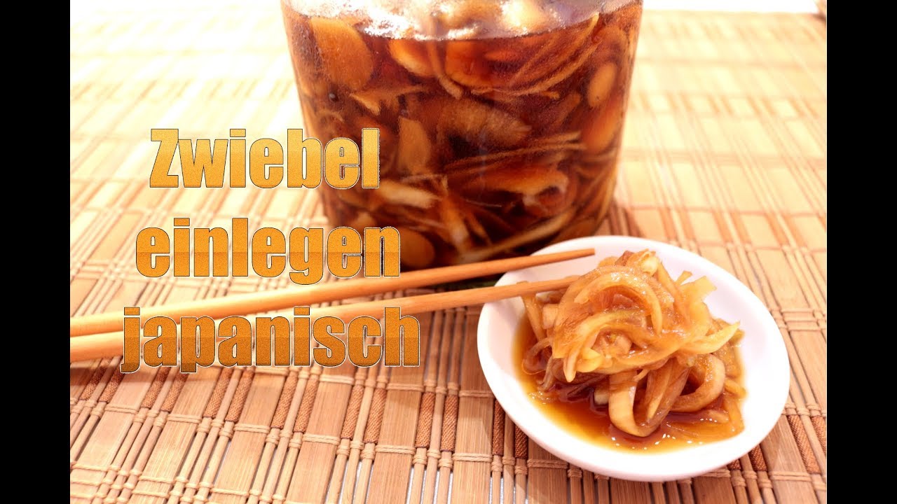 Zwiebel japanisch einlegen
