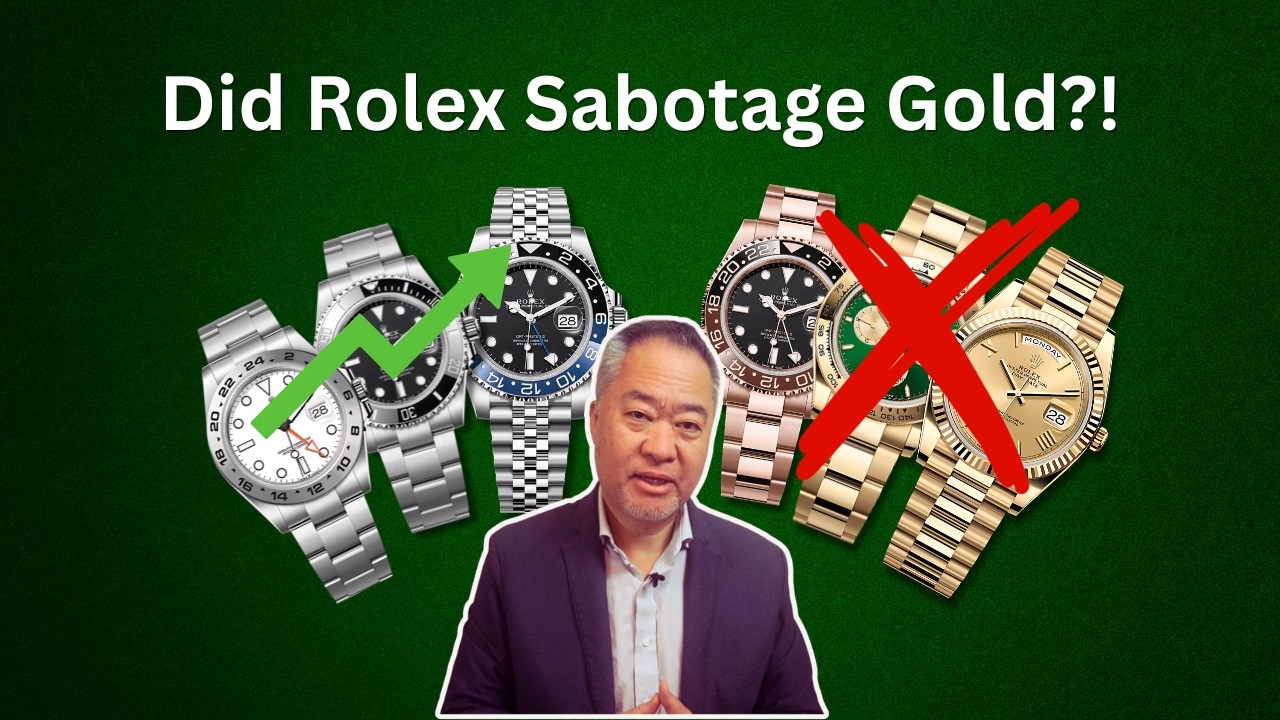 Неужели Rolex только что обесценила золото, чтобы стальные часы казались дешёвыми?