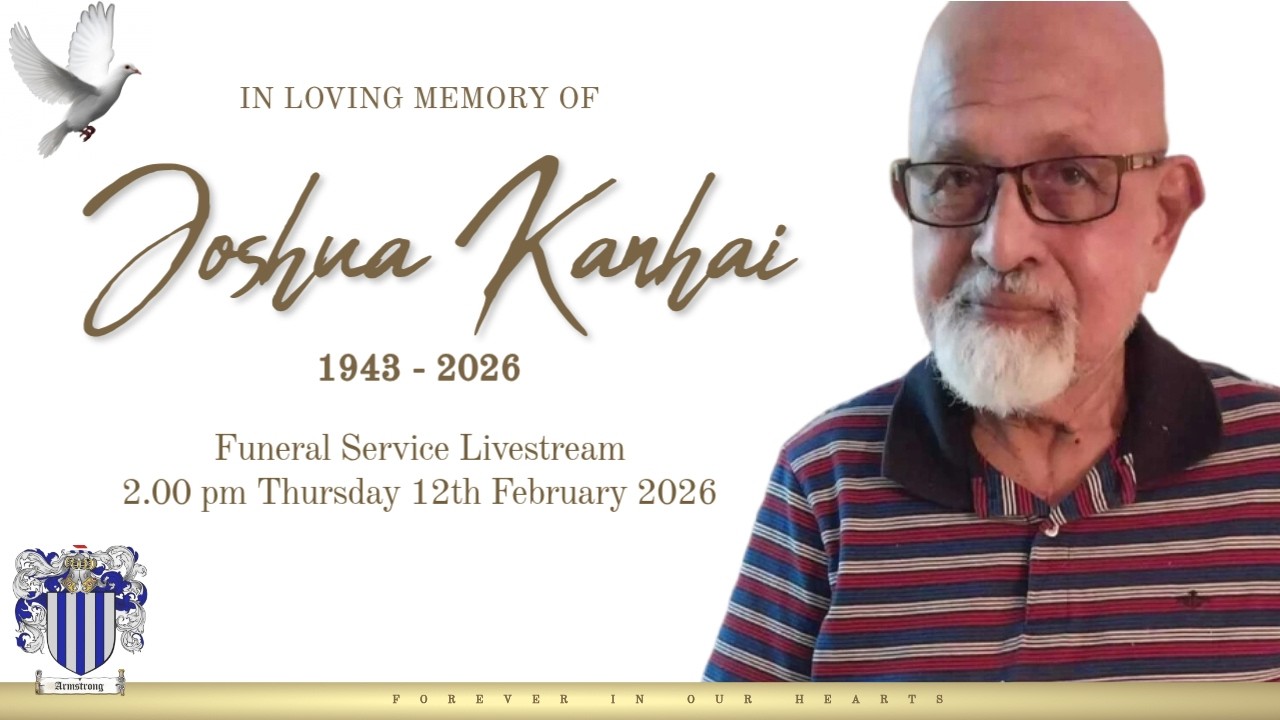 Joshua Kanhai Funeral Service Livestream
