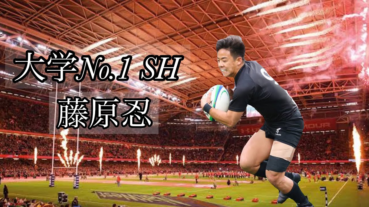 藤原忍の凄いプレー集【大学NO.1スクラムハーフ】
