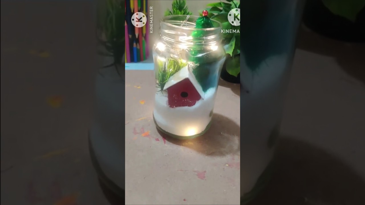 Christmas decor DIY idea #diy #festivaldiy #artandcraft #craft #craftart #art #decordiy #christmas