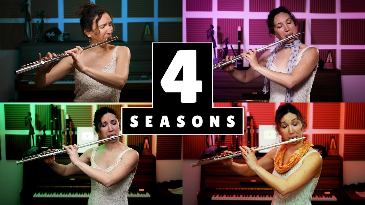 AMELIE plays VIVALDI - Four Seasons - 4 HOURS - Relaxing Orchestral Classical Music